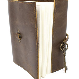 Vintage Recycled Paper Journal - Sage's Spell-book
