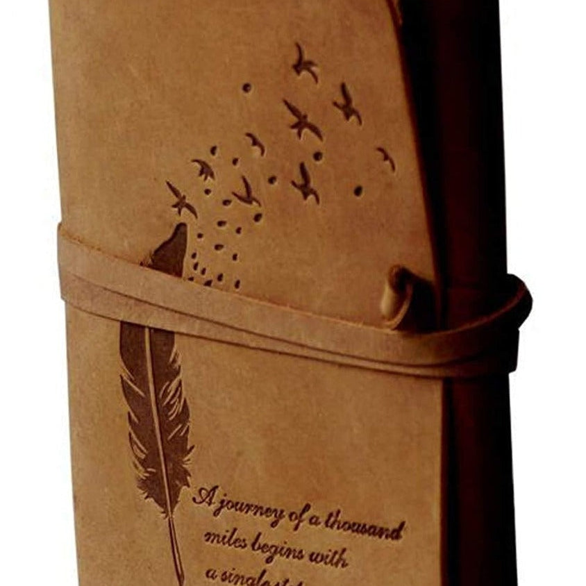 Vintage Recycled Paper Journal - Secret Garden