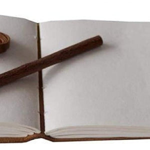 Vintage Recycled Paper Journal - Secret Garden