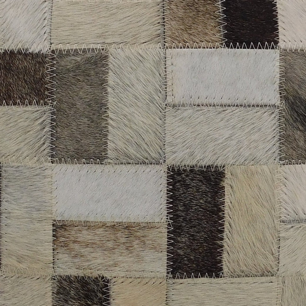 Exotic Cowhide Cushion Cover - Blockprint Pillowcase