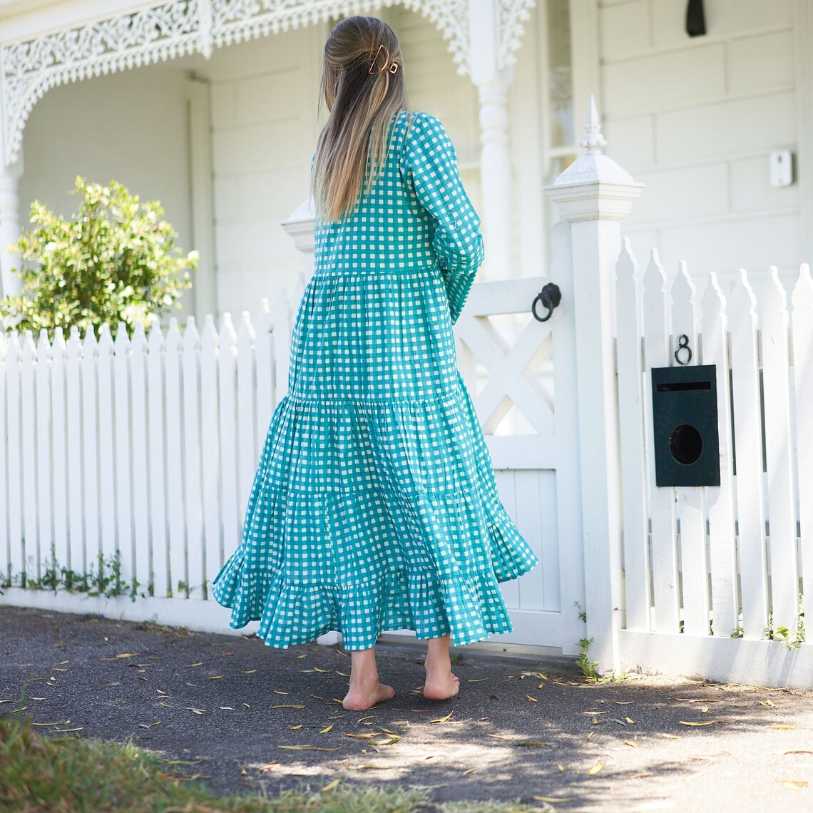 'Coastal Comfort' 100% Cotton Maxi Dress