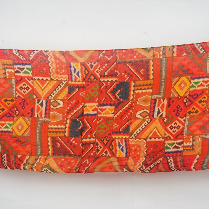 Silk Modal Scarf - Red