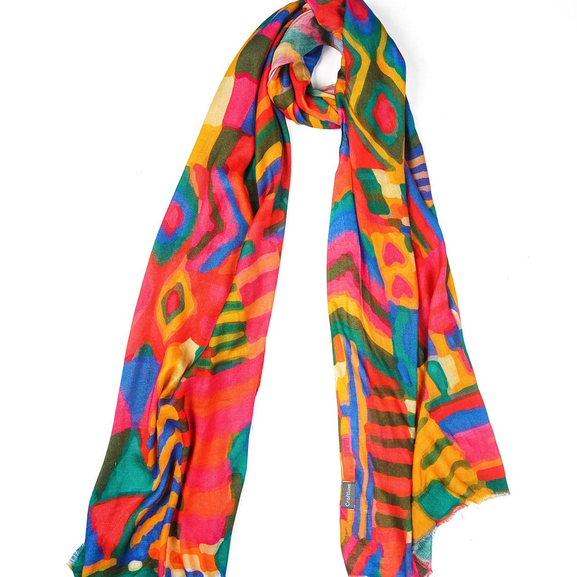 Silk Modal Scarf - Pink