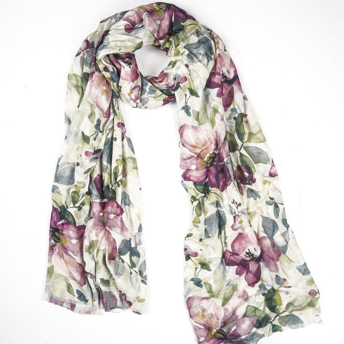 Silk Modal Scarf - Pink