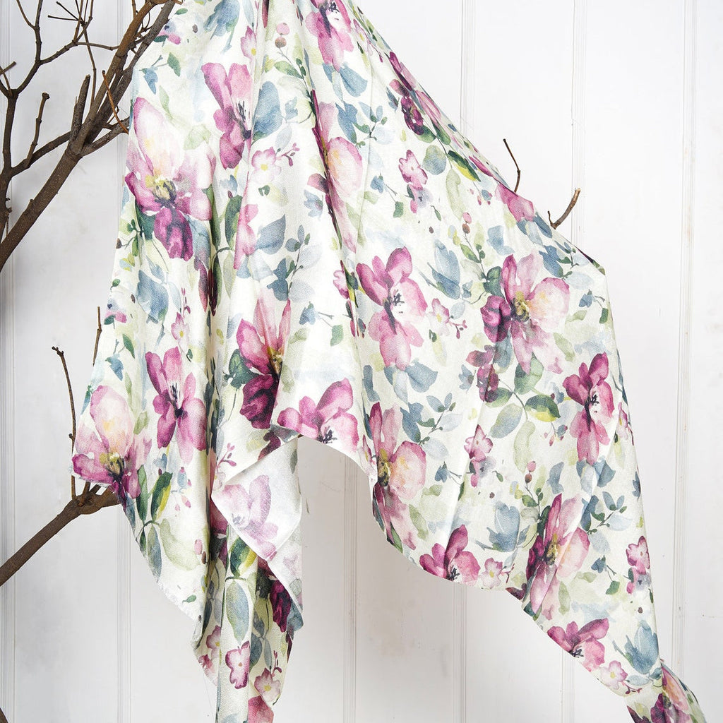 Silk Modal Scarf - Pink