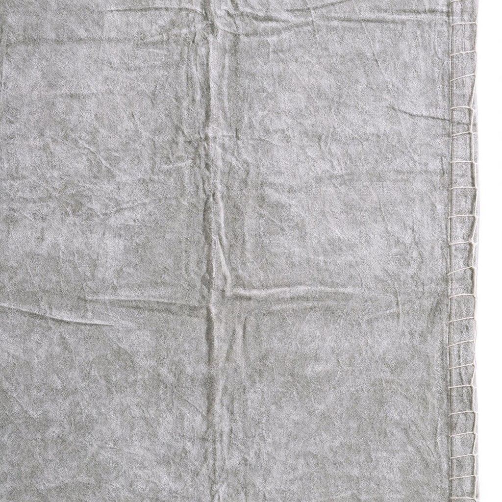 Luxury Cotton Throw Wool Rug Blanket - Boho Grey