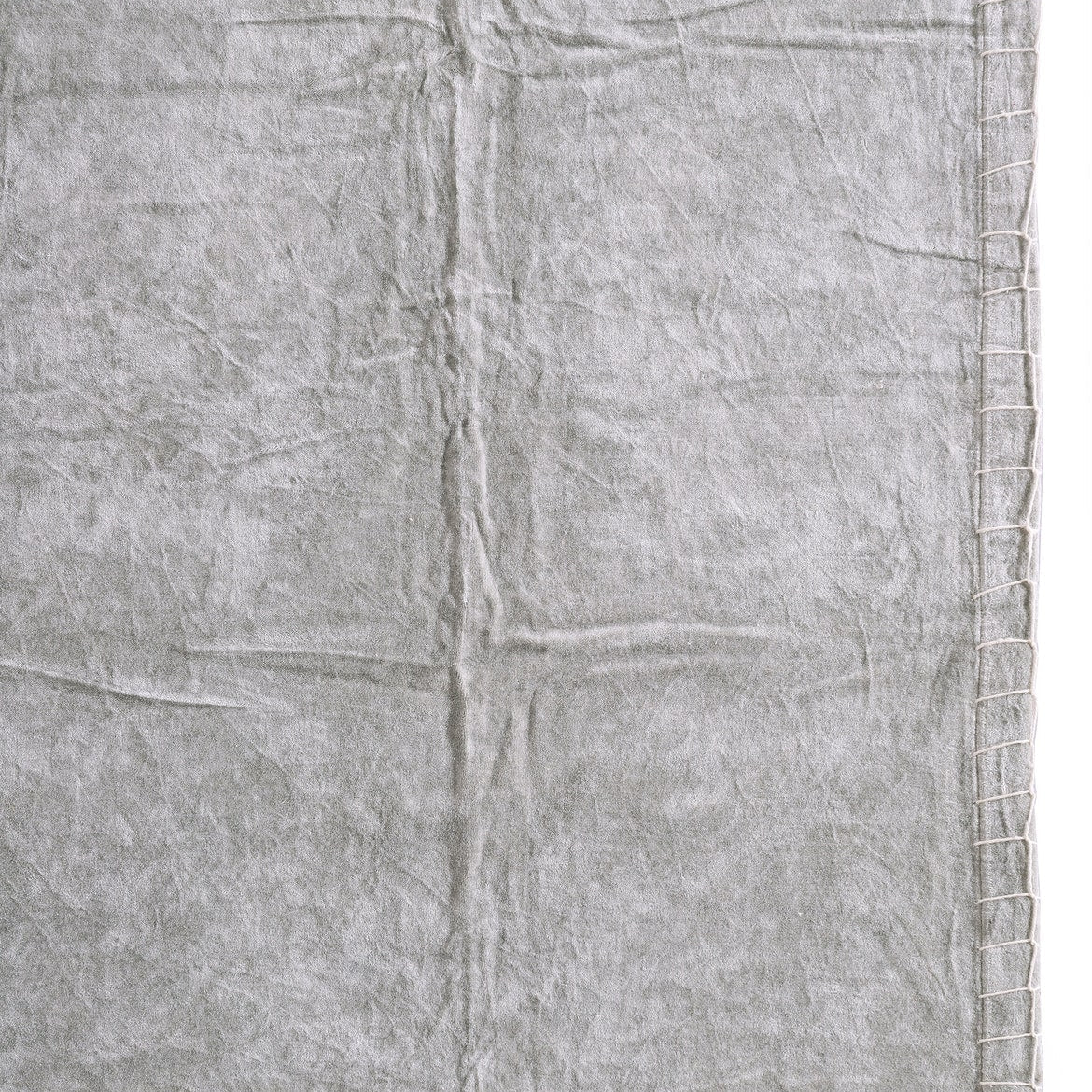 Luxury Cotton Throw Wool Rug Blanket - Boho Grey