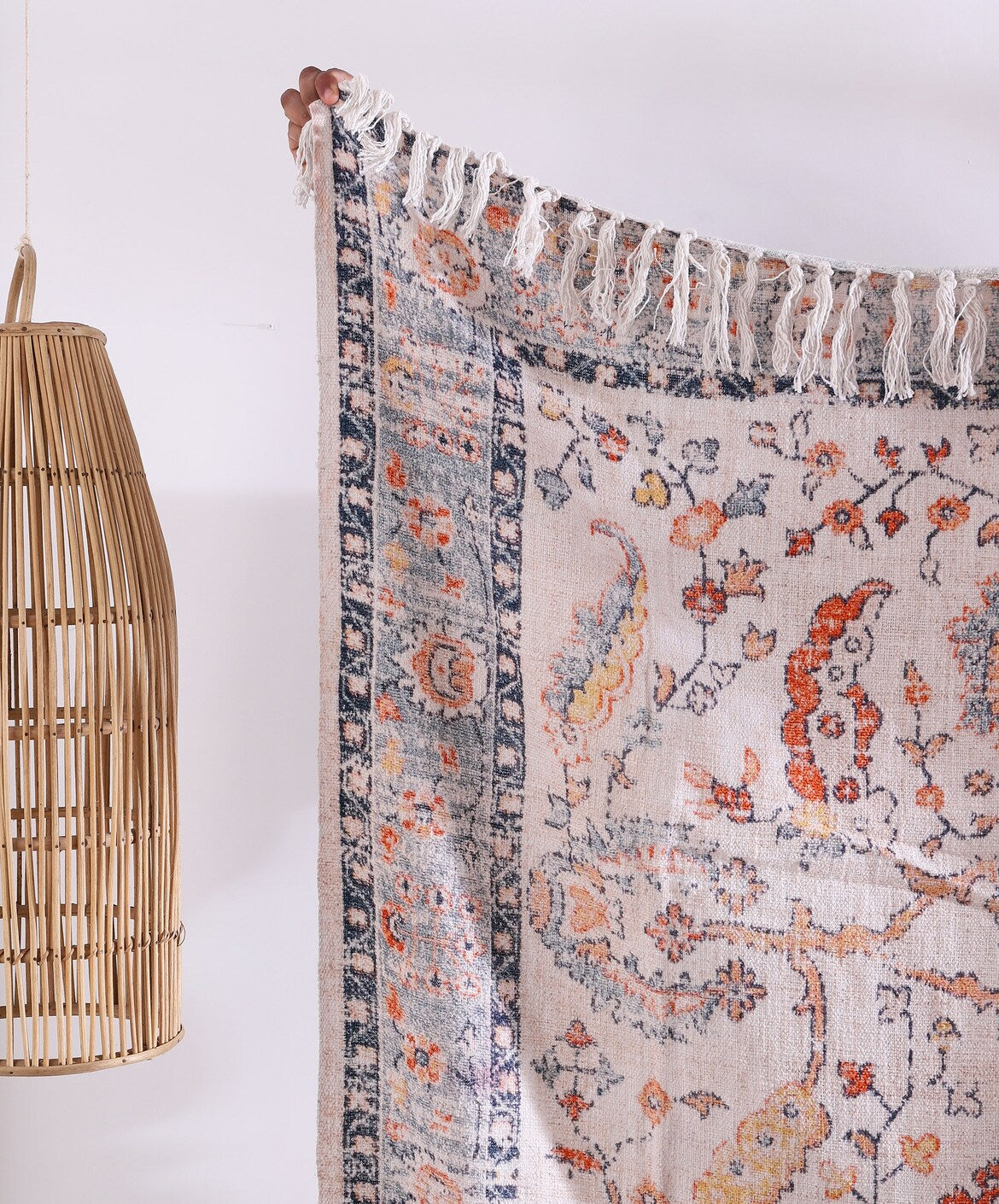 Luxury Cotton Throw Wool Rug Blanket - Boho Serene