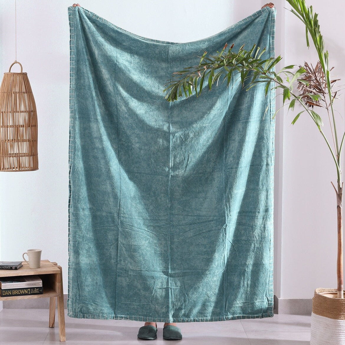 Luxury Cotton Throw Wool Rug Blanket - Boho Beauty