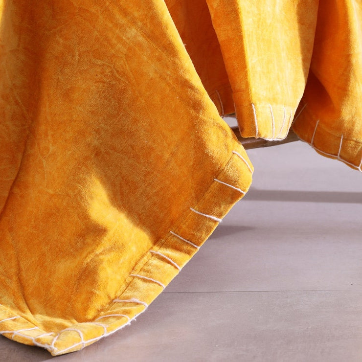 Linen Connections Cotton Throw Blanket - Amber