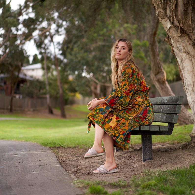 Soft Touch Kimono'  100% Cotton