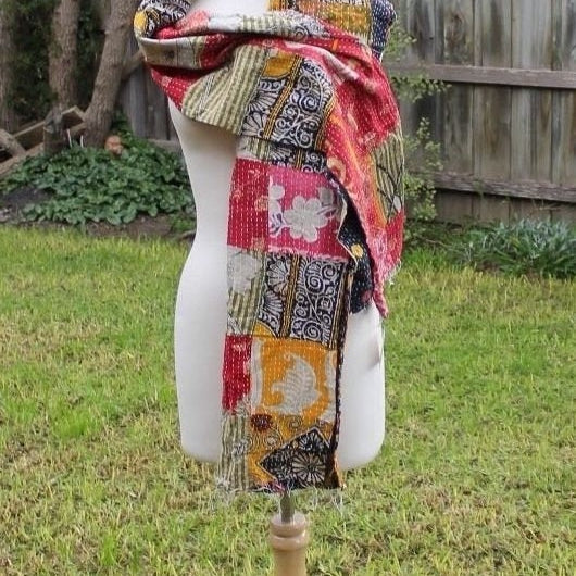 'Gypsy Spirit' 100% Cotton Reversible Scarf