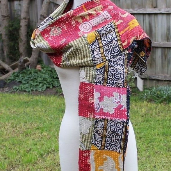 'Gypsy Spirit' 100% Cotton Reversible Scarf