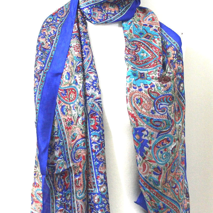 'Free Spirit' 100% Silk Scarf