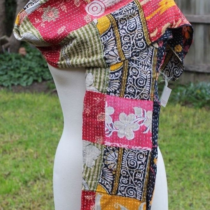 'Gypsy Spirit' 100% Cotton Reversible Scarf