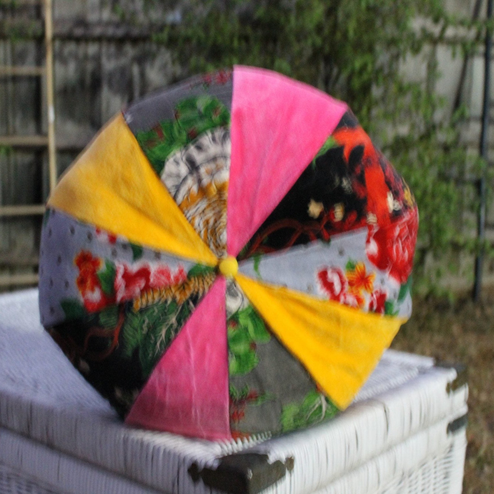 'Gypsy Charm' 100% Cotton Velvet Patchwork Cushion Cover
