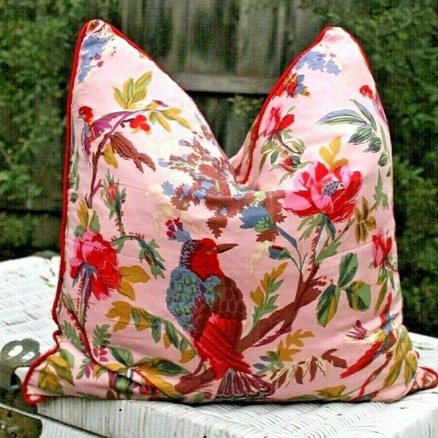 'Botanical Tapestry' 100% Handmade Cotton Cushion Cover
