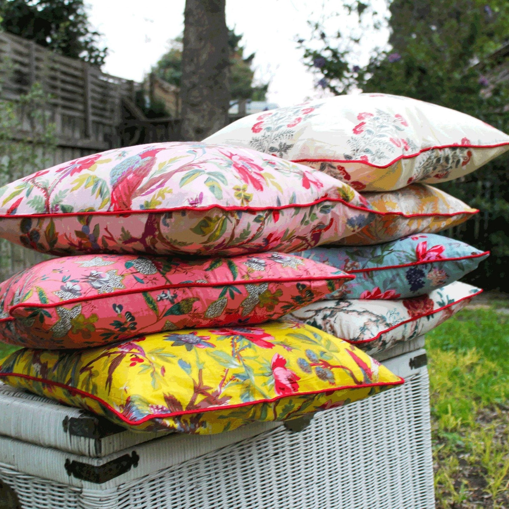 100% Cotton Cushion Cover - Blooming Botanics