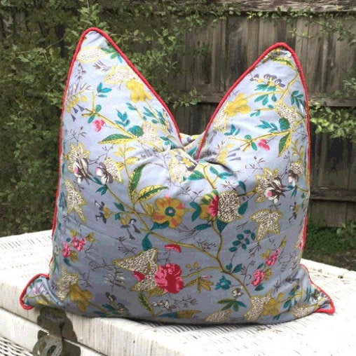 'Avian Escape' 100% Cotton Cushion Cover