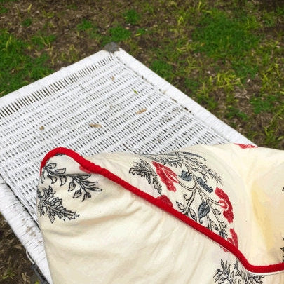 'Dainty Country Florals' 100% Cotton Cushion Cover