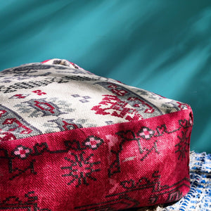 Moroccan Ottoman Cushion Cover, Pouf, Footstool - Mystical