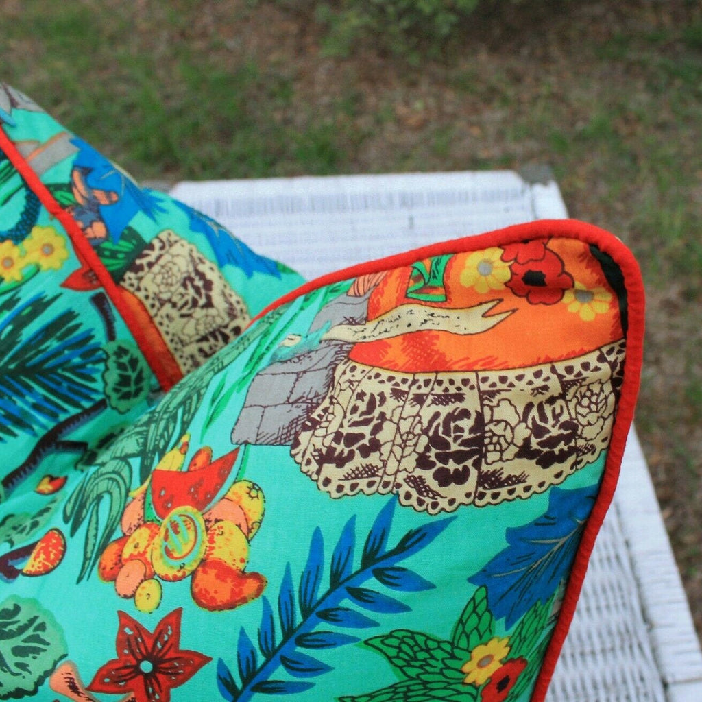 'Frida's Jungle Oasis' 100% Cotton Cushion Cover