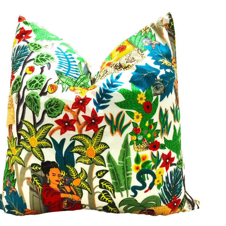 100% Velvet Cotton Cushion Cover - Mexican White