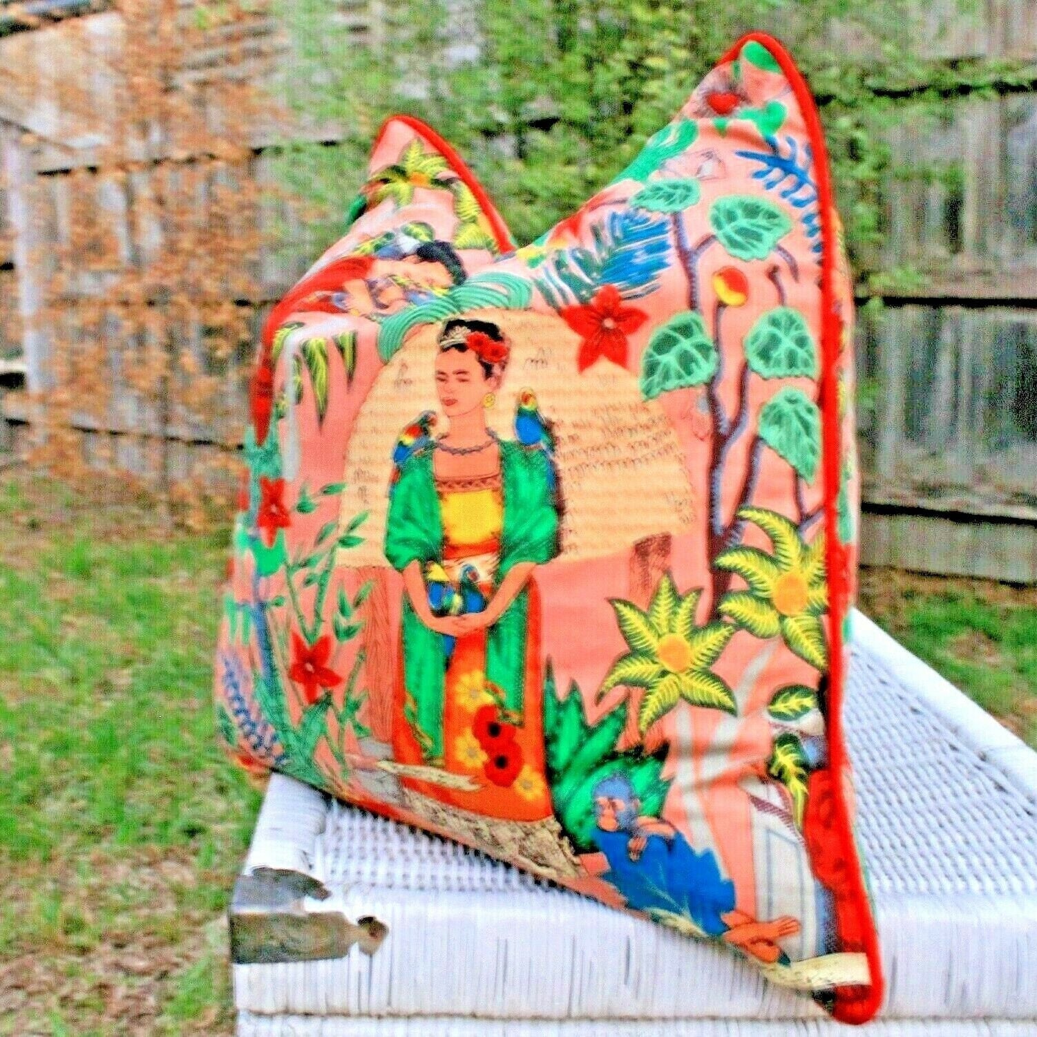 'Mexican Treasures' 100% Cotton Cushion Cover