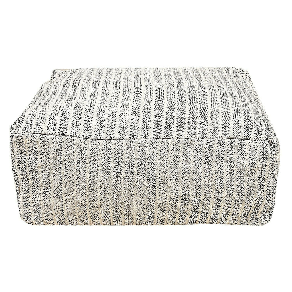 Moroccan Ottoman Cushion Cover, Pouf, Footstool - Vertical Sprint