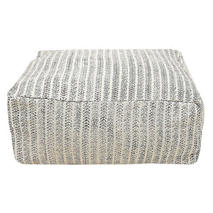 Moroccan Ottoman Cushion Cover, Pouf, Footstool - Vertical Sprint