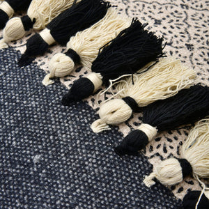 'Textures & Tassels' 100% Cotton Berber Style Cushion Cover