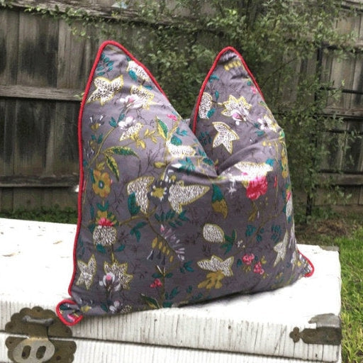 'Winged Harmony' 100% Cotton Cushion Cover