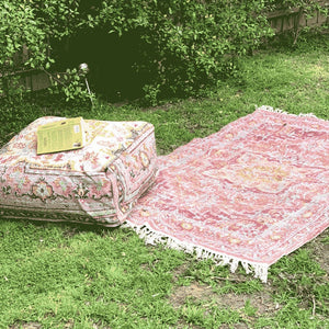 Moroccan Ottoman Cushion Cover, Pouf, Footstool - Picnic Spot