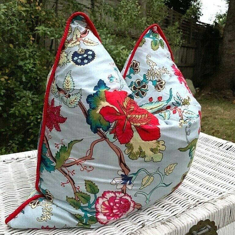 'Botanical Harmony' 100% Cotton Cushion Cover