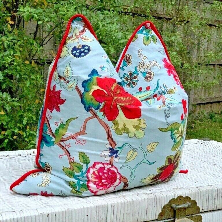 'Botanical Harmony' 100% Cotton Cushion Cover