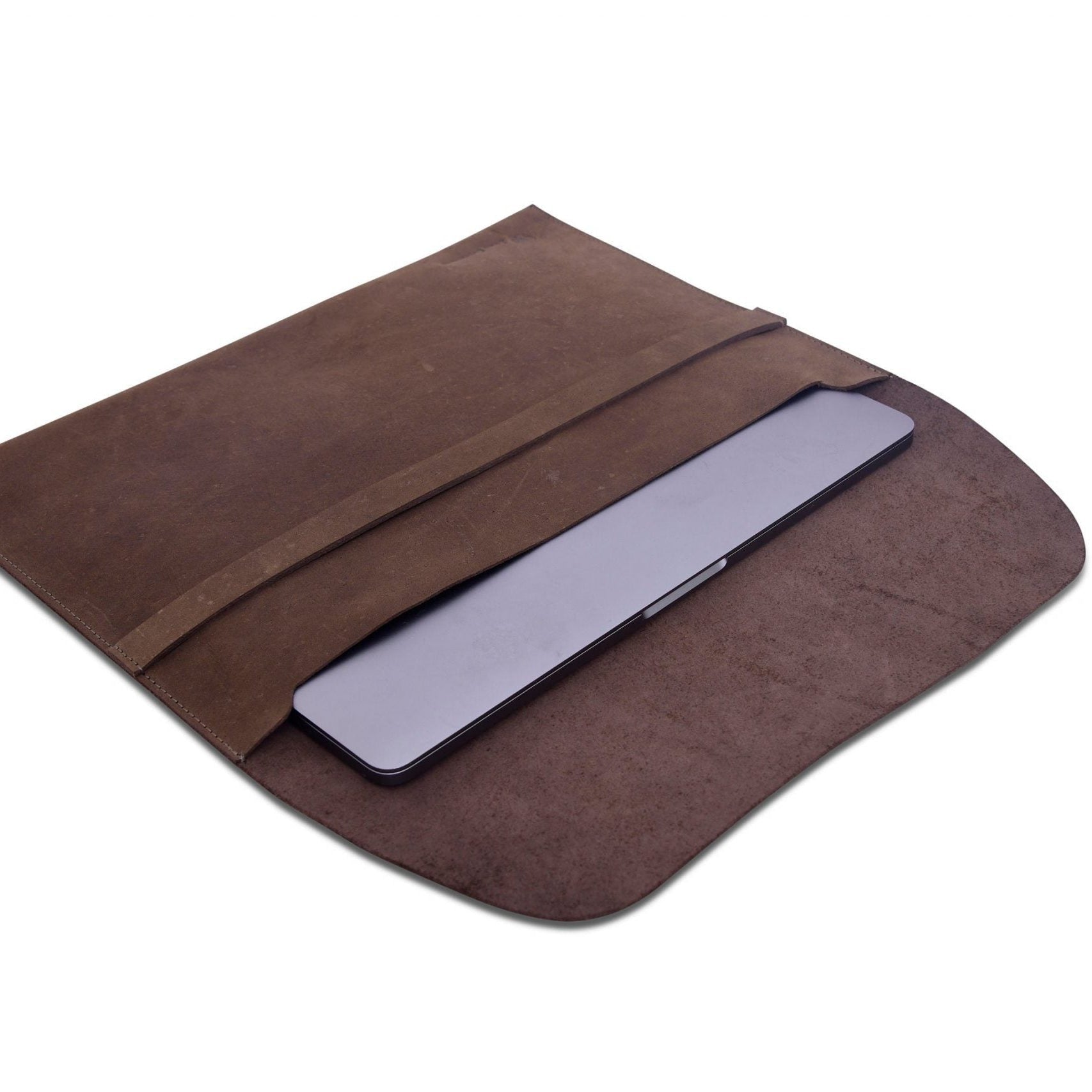 Handmade Leather Macbook sleeve - Elegant Look