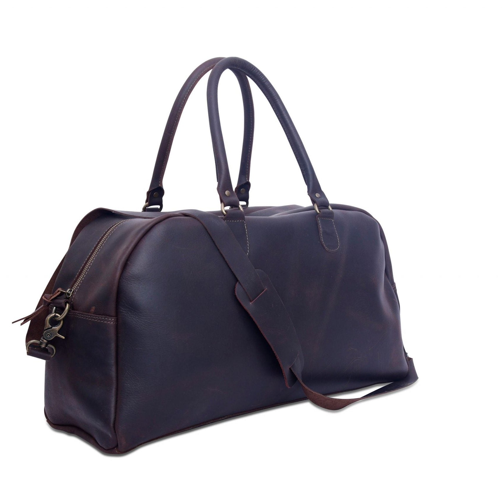 Leather Tote Bag - Weekender Nomad