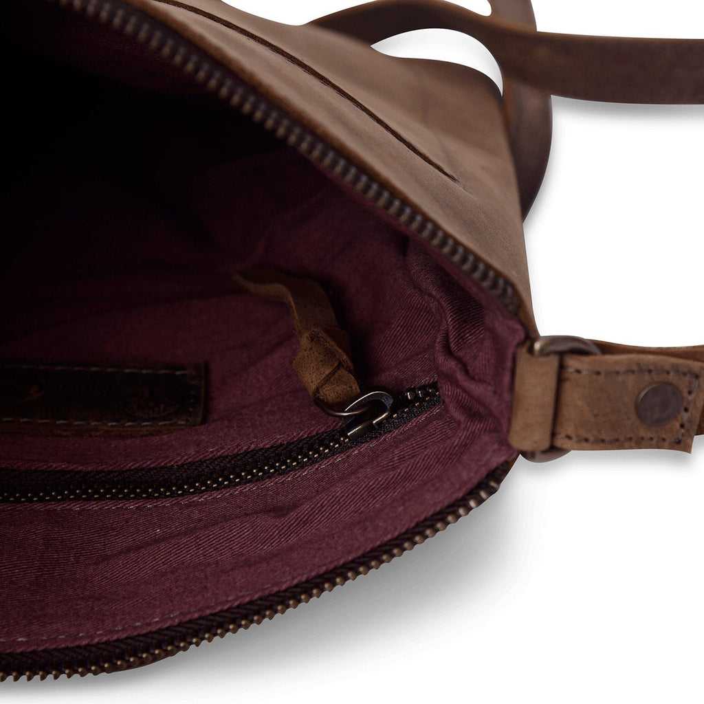 Leather Tote Bag - Sleek Cityscape