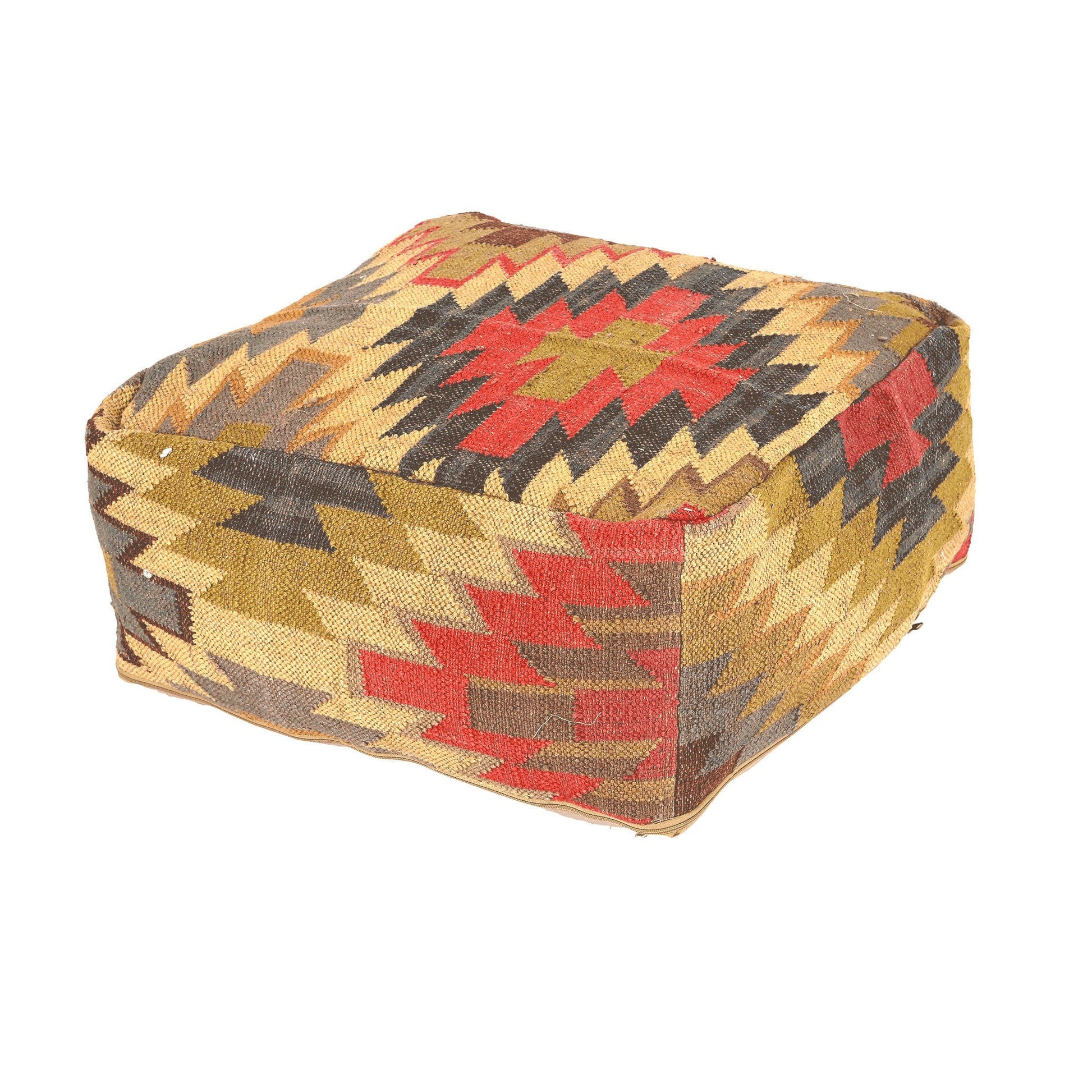 Moroccan Ottoman Cushion Cover, Pouf, Footstool - Byzantine