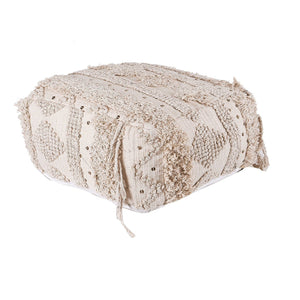 Moroccan Ottoman Cushion Cover, Pouf, Footstool - Aegean