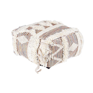 Moroccan Ottoman Cushion Cover, Pouf, Footstool - Tassel Night