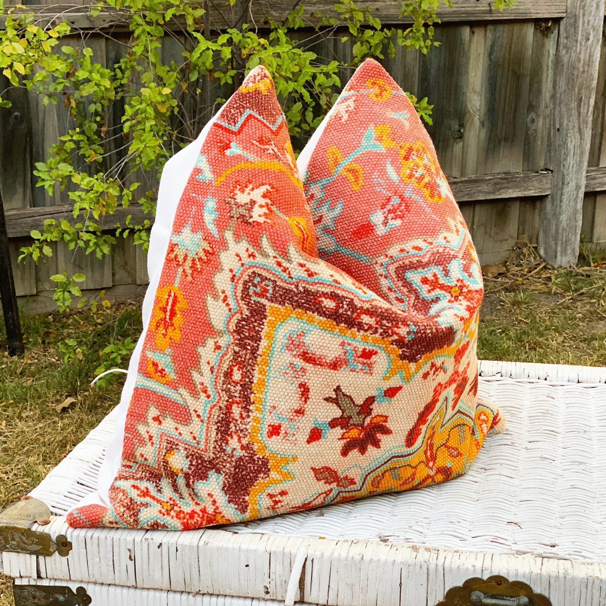 Linen Connections Moroccan Cushion Cover - Geometric Kilim
