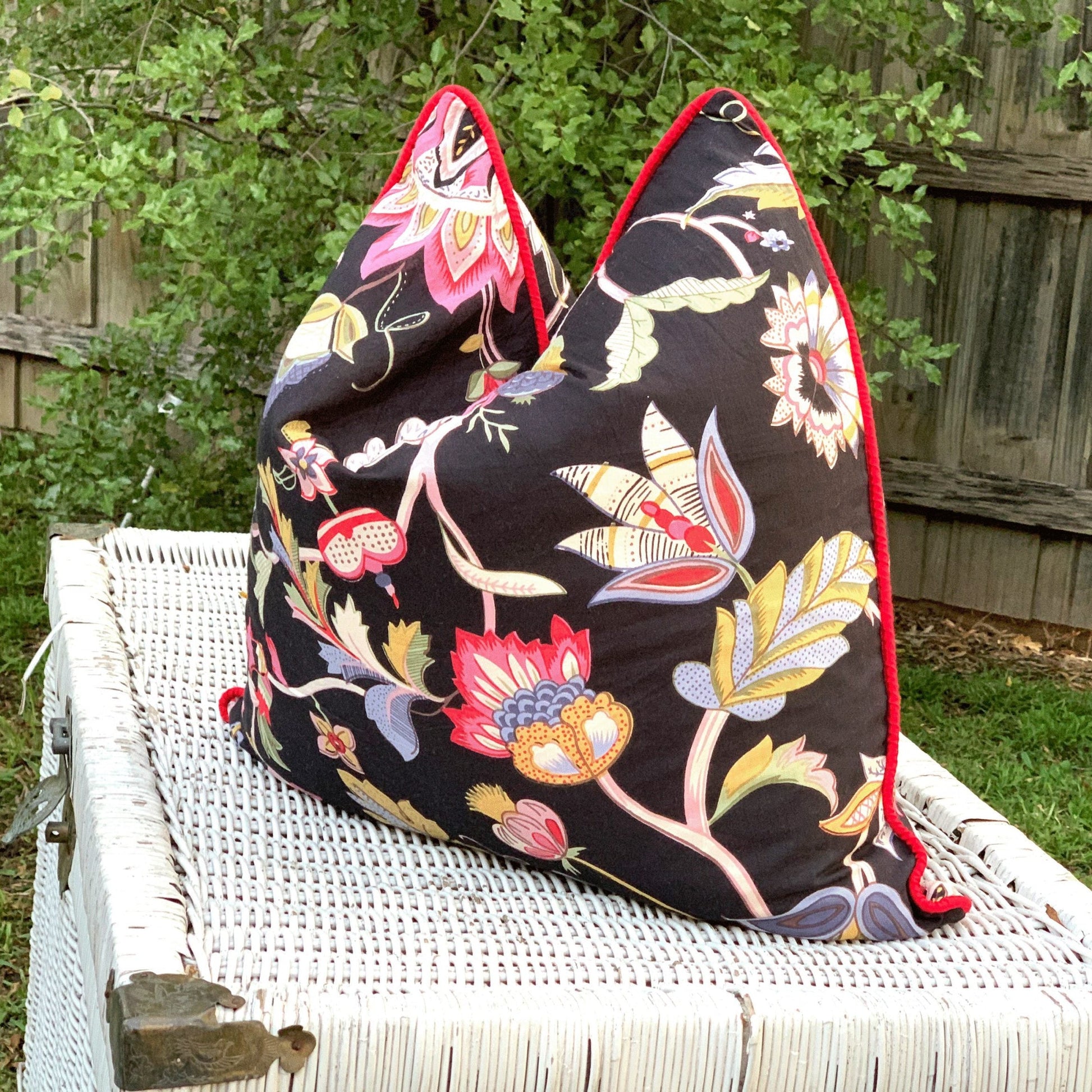 'Enchanted Euphoria' 100% Handmade Cotton Cushion Cover