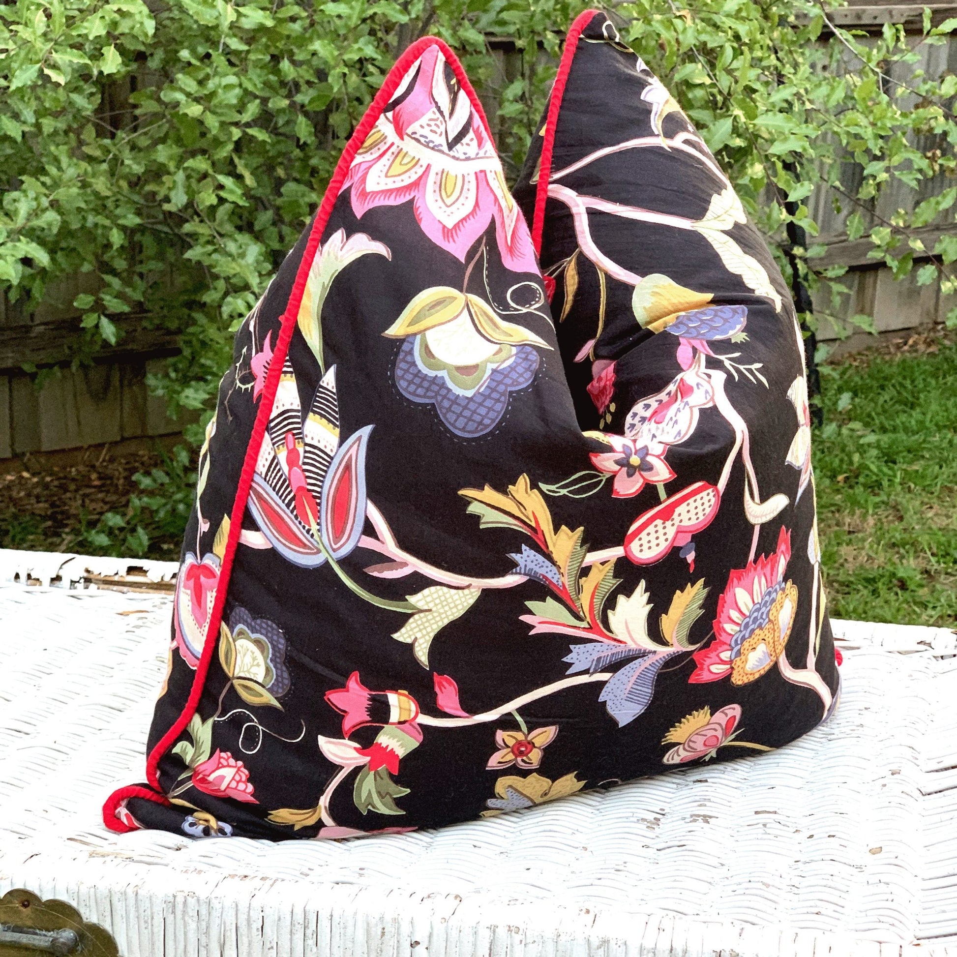 'Enchanted Euphoria' 100% Handmade Cotton Cushion Cover