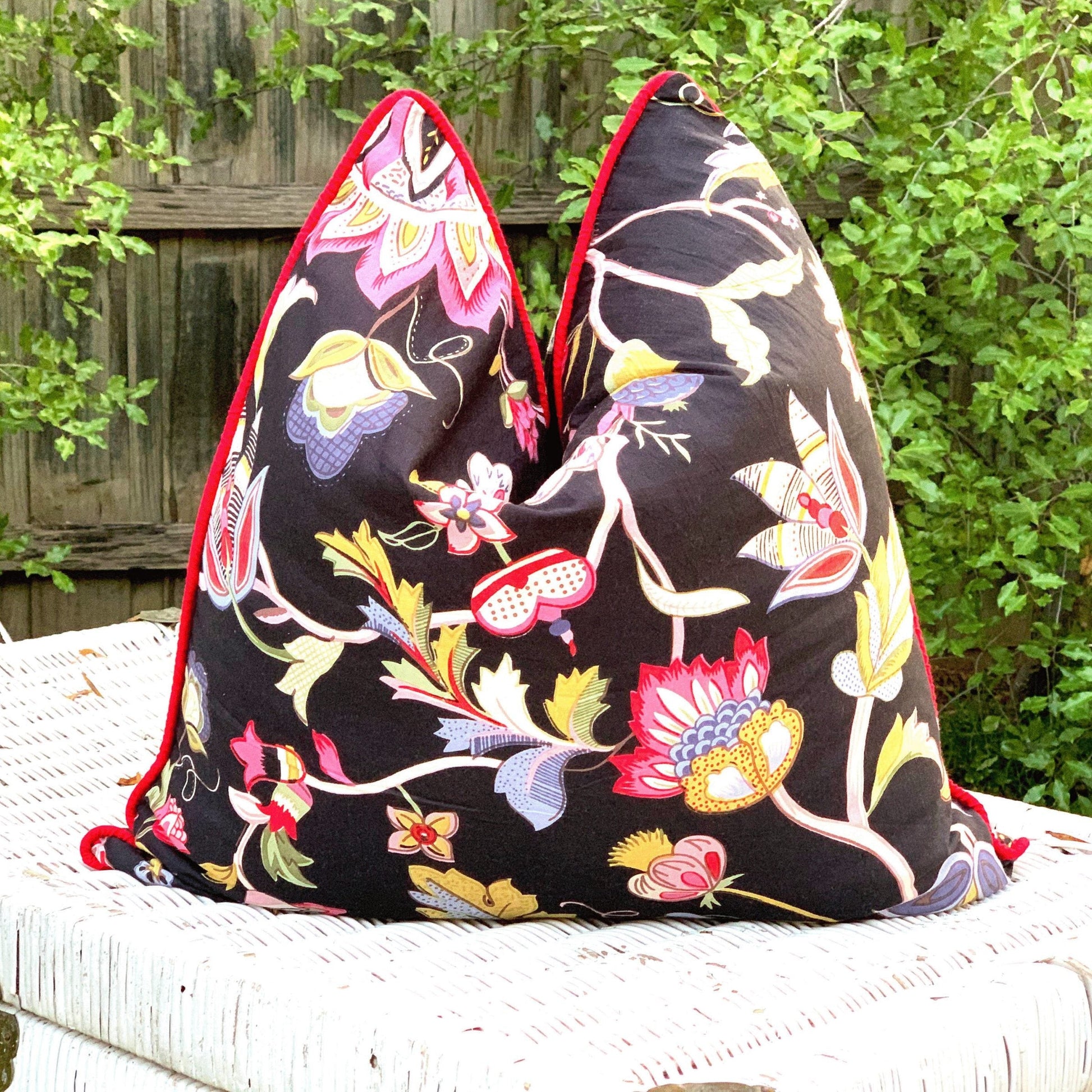 'Enchanted Euphoria' 100% Handmade Cotton Cushion Cover