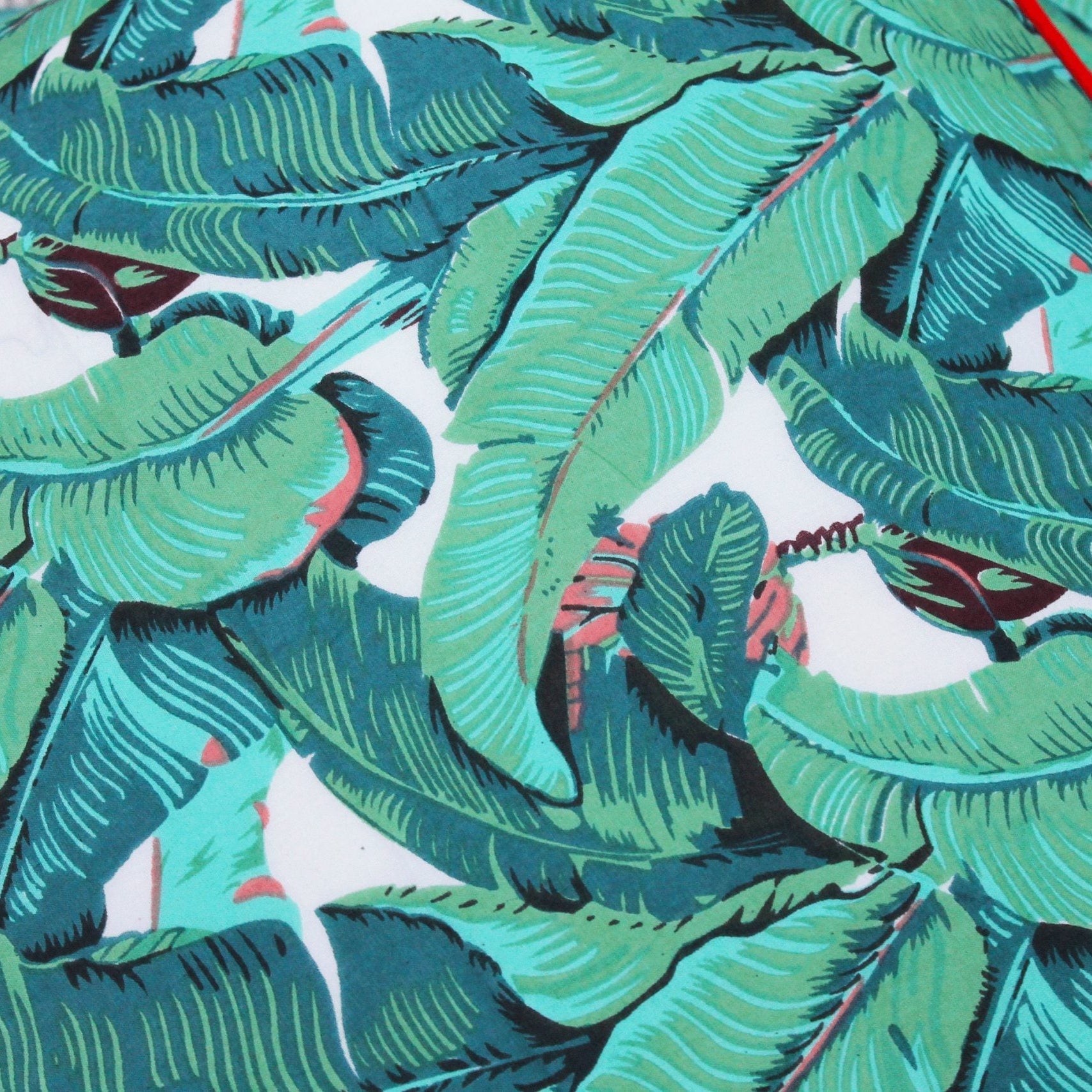 100% Cotton Cushion Cover - Tropical Palms