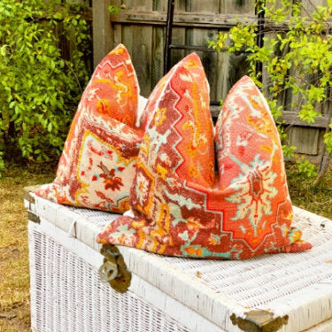 'Turkish Delight' 100% Cotton Beni Ourain Style Cushion Cover