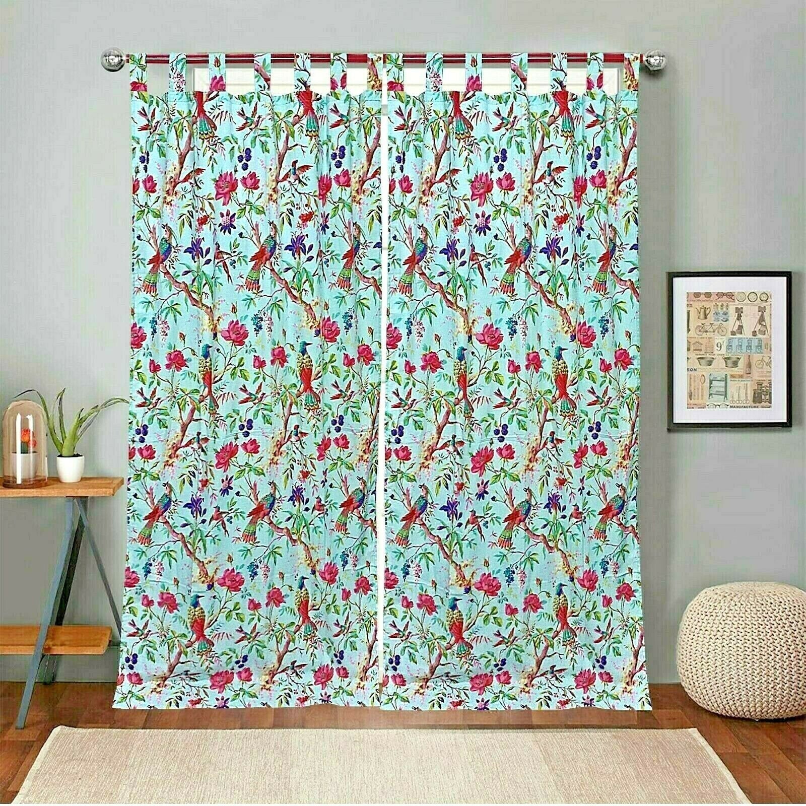 'Viva la Vida' 100% Cotton Boho Curtains