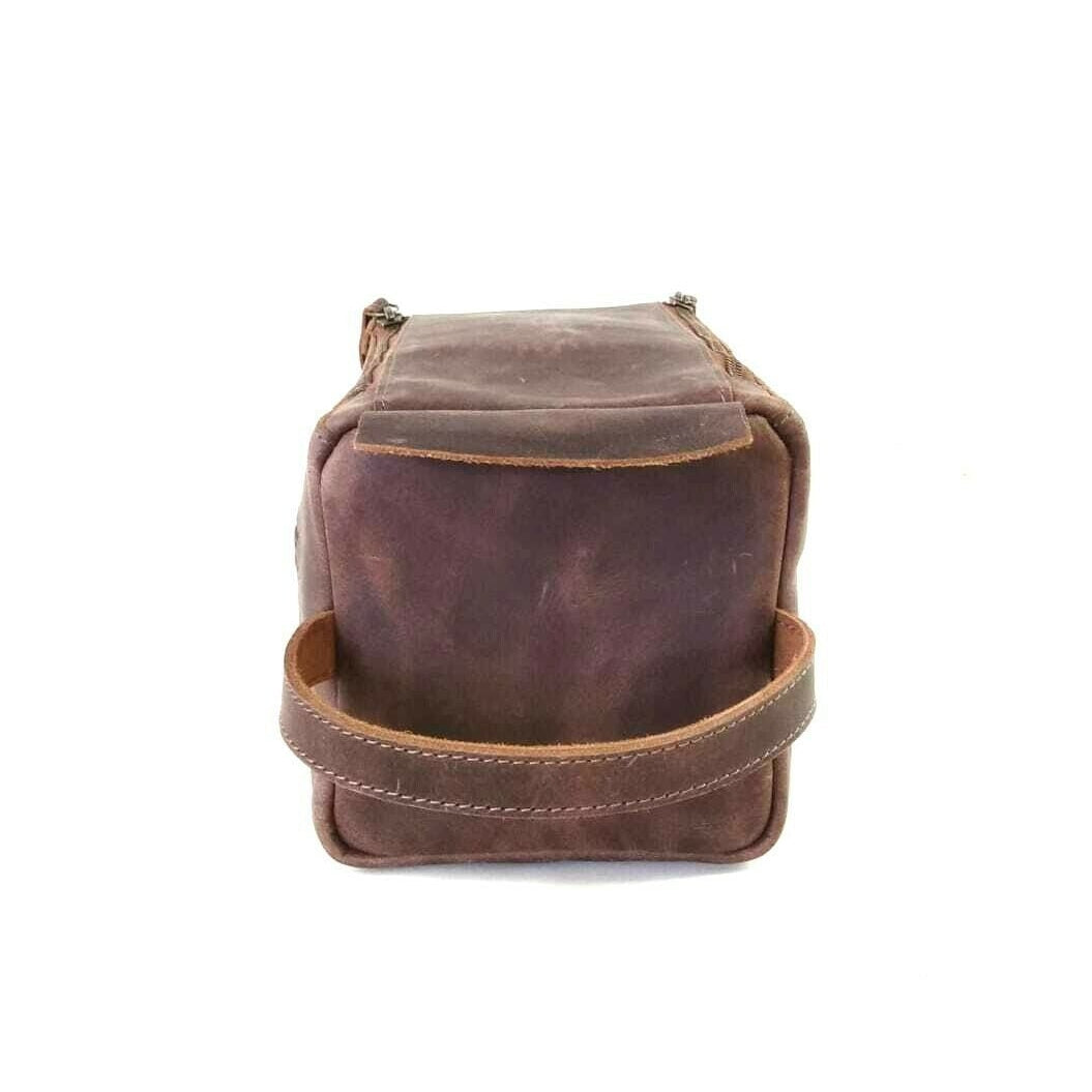 Leather Bag Pouch - Safe Travels