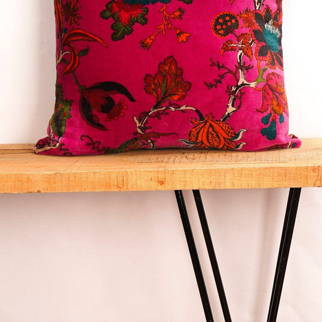 'Inspired by Kahlo' 100% Cotton Velvet Cushion Cover